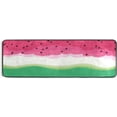 thumbnail image 1 of Coolnut Watermelon Runner Rug 72x24inch,Non-Slip Anti Fatigue Comfort Floor Mats Kitchen Long Rugs for Bedroom Living Room Bathroom Hallways Entrywa2, 1 of 7