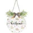 thumbnail image 1 of Coolnut Welcome Sign Hanging Plaque Sign Farm Lamb Sheep Porch Wall Front Door Garden Home Welcome Hanging Sign, 12x12 in Home Decor, 1 of 7