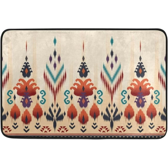 Coolnut Western Aztec Doormats Bathroom Floor Mat Lightweight Non-Slip Area Rugs Entrance Front Door Rug for Outdoor Garden Kitchen Bedroom 23.6" x 15.7" Home Decor