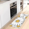 thumbnail image 1 of Coolnut White Daisies Soft Runner Rug, Washable Non-Slip Room Rug, Hallway Rug Runner for Entryway,Hallway,Bathroom,and Kitchen,39x20In, 1 of 7