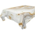 thumbnail image 1 of Coolnut White Marble Rectangle Tablecloth Waterproof Polyester Table Clothative Stain Resistant & Wrinkle Resistant Washable Table Cover for Dining Table/Party/Camping 60x90 Inch Decor Gift, 1 of 7