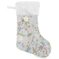 thumbnail image 1 of Coolnut Wildflower Christmas Stocking, Personalized Large Candy Stocking, Xmas Stockings Decoration Hanging Gift for Family Holiday Party Ornaments Decor Fireplace, 1 of 7