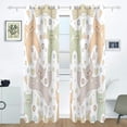 thumbnail image 1 of Coolnut Window Curtain Panels Drapes Cute Cartoon Cats Thermal Insulated Blackout Grommet Printed Window Curtain 2 Panels 84x55 in for Living Room Bedroom, Symmetry, 1 of 5