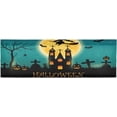 thumbnail image 1 of Coolnut Window Valance -Happy Halloween Kitchen Curtain - Curtains Rod Pocket Blackout Valance Topper Curtains for Kitchen Bathroom, 1 Panel, 54x18in Home Decor, 1 of 6