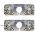 thumbnail image 1 of Coolnut Winter Angel Gifts Sink Splash Guard for Faucet 2 Packs Faucet Absorbent Mats, Christmas Tree Faucet Handle Drip Catcher Quickly Drying Mat for Kitchen Counter Bathroom, 14.9"x5.5", 1 of 7