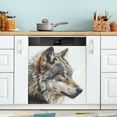 thumbnail image 1 of Coolnut Wolf Dishwasher Magnet Cover for The Front Door, Reusable Refrigerator Door Magnet Sticker for Kitchen Home 20" x 26" Home Decor, 1 of 5