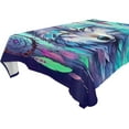 thumbnail image 1 of Coolnut Wolf Rectangle Tablecloth Waterproof Polyester Table Clothative Stain Resistant & Wrinkle Resistant Washable Table Cover for Dining Table/Party/Camping 54x54 Inch Decor Gift, 1 of 7