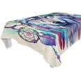 thumbnail image 1 of Coolnut Wolf Rectangle Tablecloth Waterproof Polyester Table Clothative Stain Resistant & Wrinkle Resistant Washable Table Cover for Dining Table/Party/Camping 60x60 Inch Decor Gift, 1 of 7