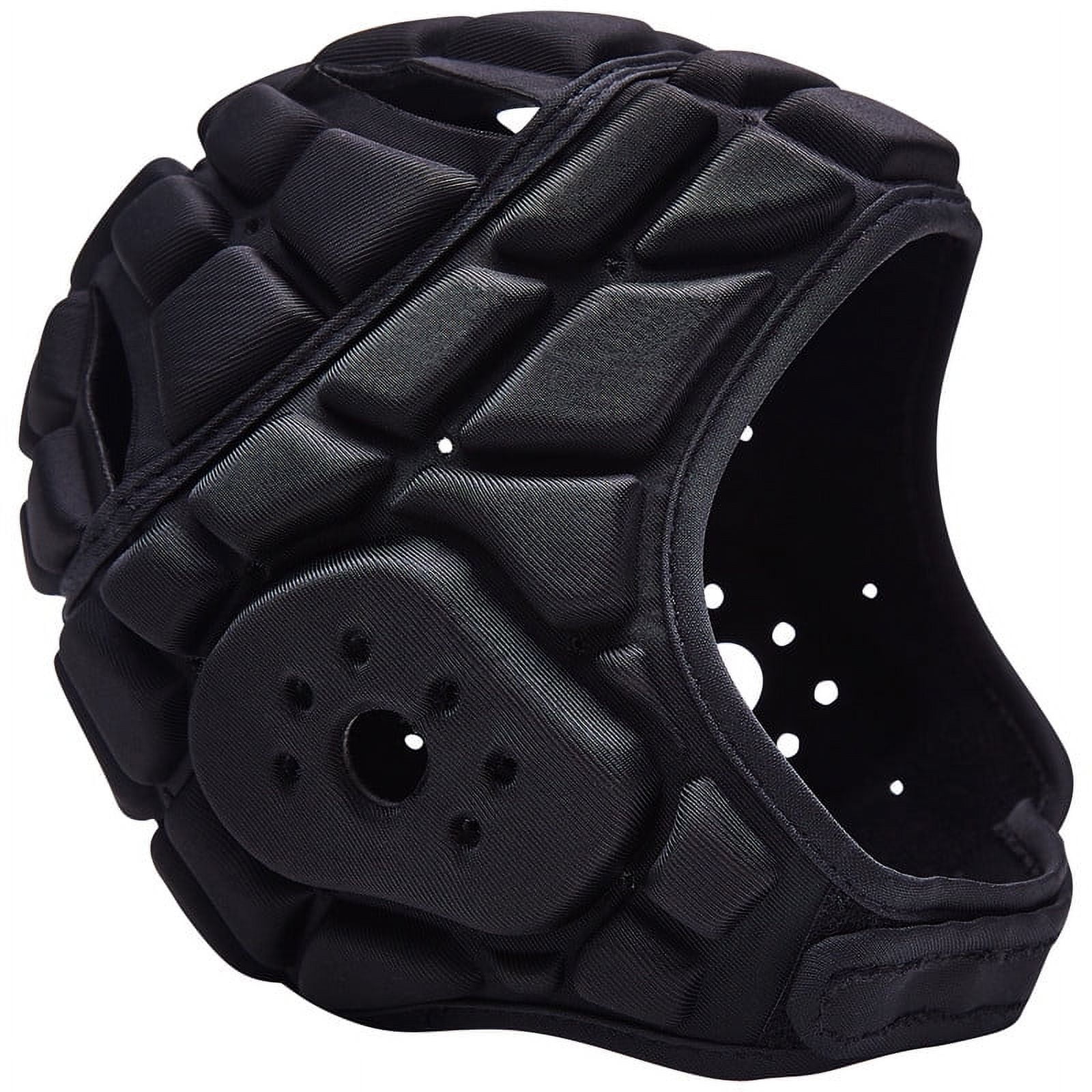 Coolomg Flag Football Helmet 7v7 Soft Shell Rugby Helmet Padded Headgear Soccer Goalie Goalkeeper Head Protector Adjustable for Youth Adults…