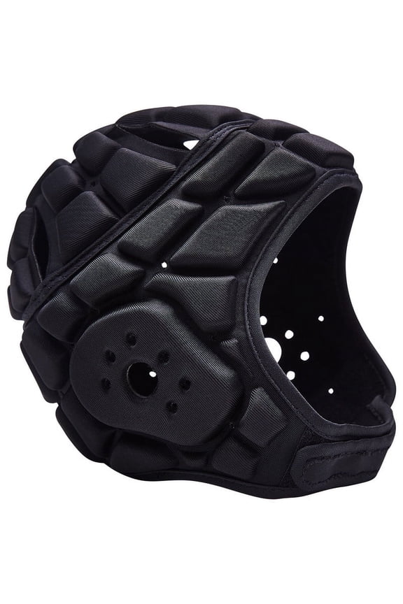 Flag Football Helmet 7v7 Soft Shell Rugby Helmet Padded Headgear Soccer Goalie Goalkeeper Head Protector Adjustable for Youth Adults…