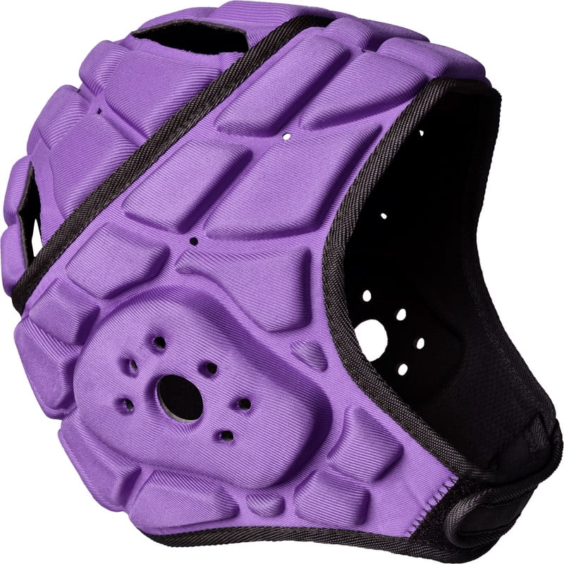 Coolomg Soft Football Helmet 7v7 Soft Shell Rugby Flag, Padded Headgear Soccer Goalie Goalkeeper Head Protector Adjustable for Youth Kids…
