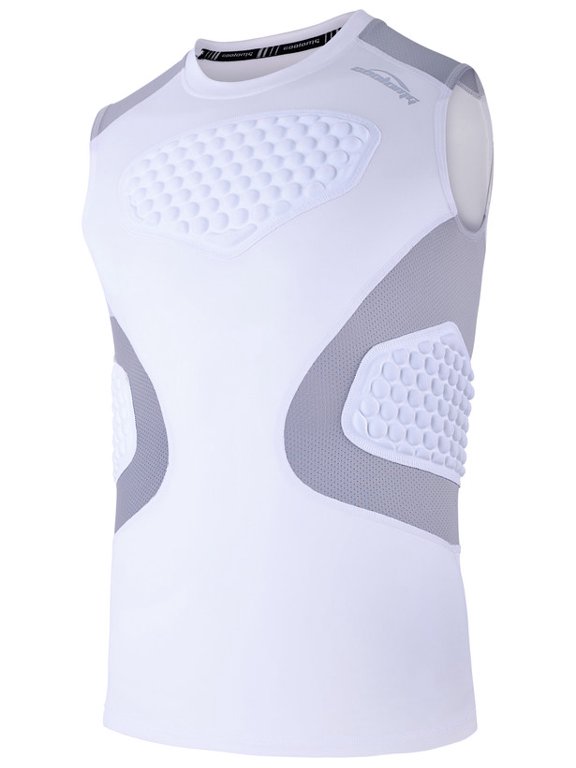 Youth Baseball Padded Shirt Kids Chest Protector Rib Heart Guard Sternum Protection for Football Softball Lacrosse Goalies