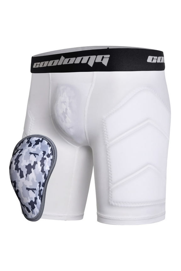 Youth Boys Baseball Sliding Shorts with Soft Athletic Cup Padded Compression Shorts for Football Lacrosse