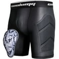 thumbnail image 1 of Coolomg Youth Boys Baseball Sliding Shorts with Soft Athletic Cup Padded Compression Shorts for Football Lacrosse, 1 of 6