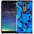 thumbnail image 1 of Coolpad Legacy Case (NOT FOR LEGACY GO) - Slim Hybrid Armor Case Dual Layer Shockproof Protective Phone Cover - Blue Butterfly, 1 of 2