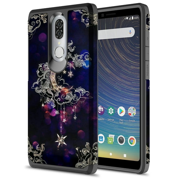 Coolpad Legacy Case, Rosebono Slim Hybrid Shockproof Hard Cover Graphic Fashion Colorful Skin Cover Armor Case For Coolpad Legacy (Wiccan)