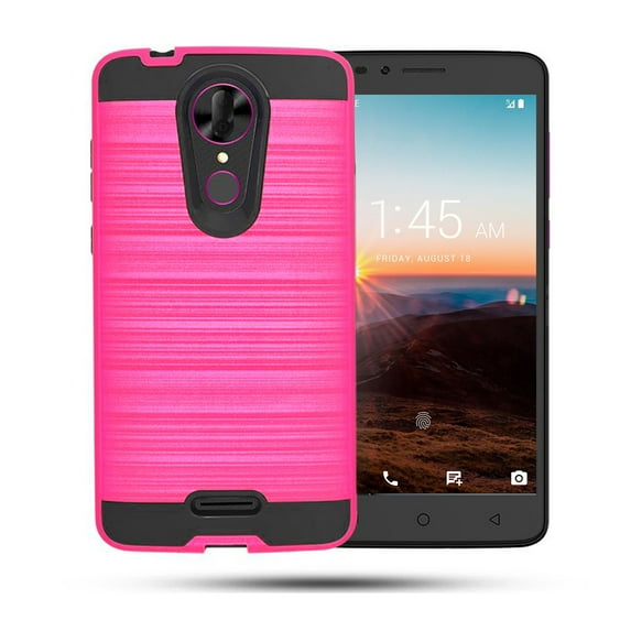 Coolpad RevvL Plus Hybrid Metal Brushed Shockproof Tough Case Cover