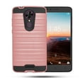 thumbnail image 1 of Coolpad RevvL Plus Hybrid Metal Brushed Shockproof Tough Case Cover, 1 of 2