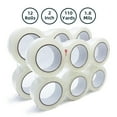 thumbnail image 1 of Coolpkg 12 Rolls 2 Inch x 110 Yards, 330ft, Clear Carton Tape, Sealing Packing Tape for Shipping, Moving, Storage, 1 of 2