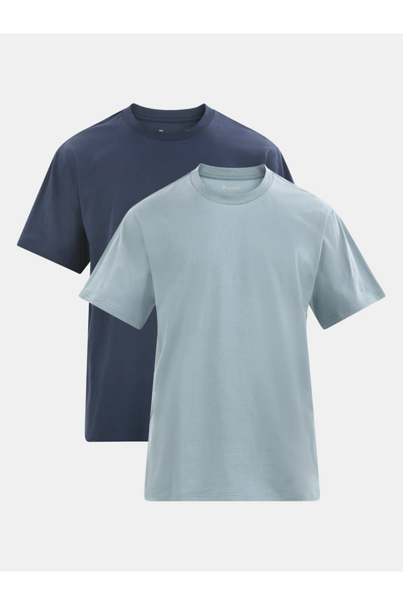 Cools Basic Crewneck Tee with Short Sleeves, 2-Pack, Men's
