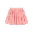 thumbnail image 1 of Cooltree Big Girls High Waisted Ruffled Skort - Pink Mesh Tulle Flowy Skirt with Built-in Shorts Size 10, 1 of 7
