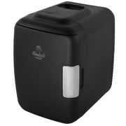 Cooluli Classic 4-Liter Portable Cooler/Warmer Mini Fridge, Black