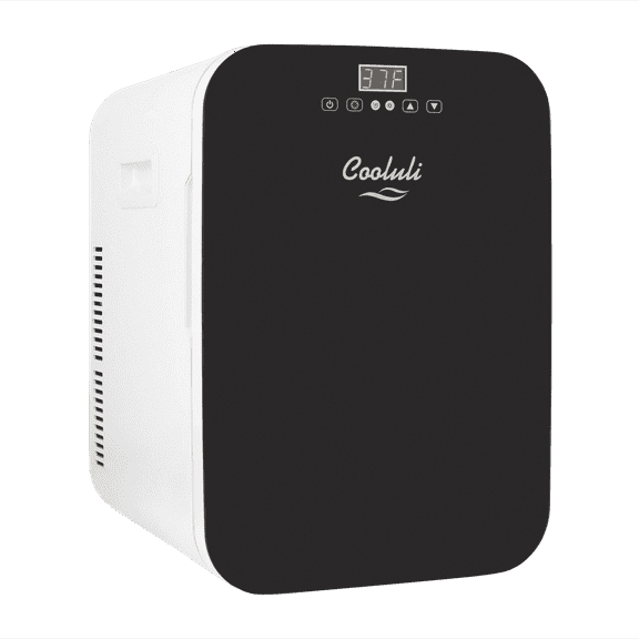 Cooluli Concord 20-Liter Portable Cooler/Warmer Mini Fridge, Black