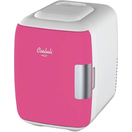 Cooluli - Classic 0.1 Cu. Ft. Mini Fridge - Fuchsia