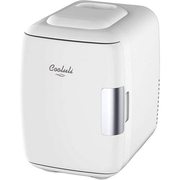 Cooluli Electric 4-Liter Portable Cooler/Warmer Mini Fridge, White