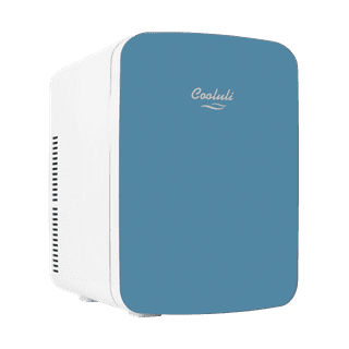 Cooluli Skincare Mini Fridge for Bedroom - Car, Office Desk & Dorm Room -  Portable 4L/6 Can Electric Plug In Cooler & Warmer for Food, Drinks, Beauty