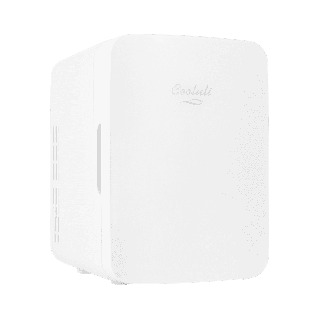 Cooluli Infinity White 10 Liter Compact Portable Cooler Warmer Mini