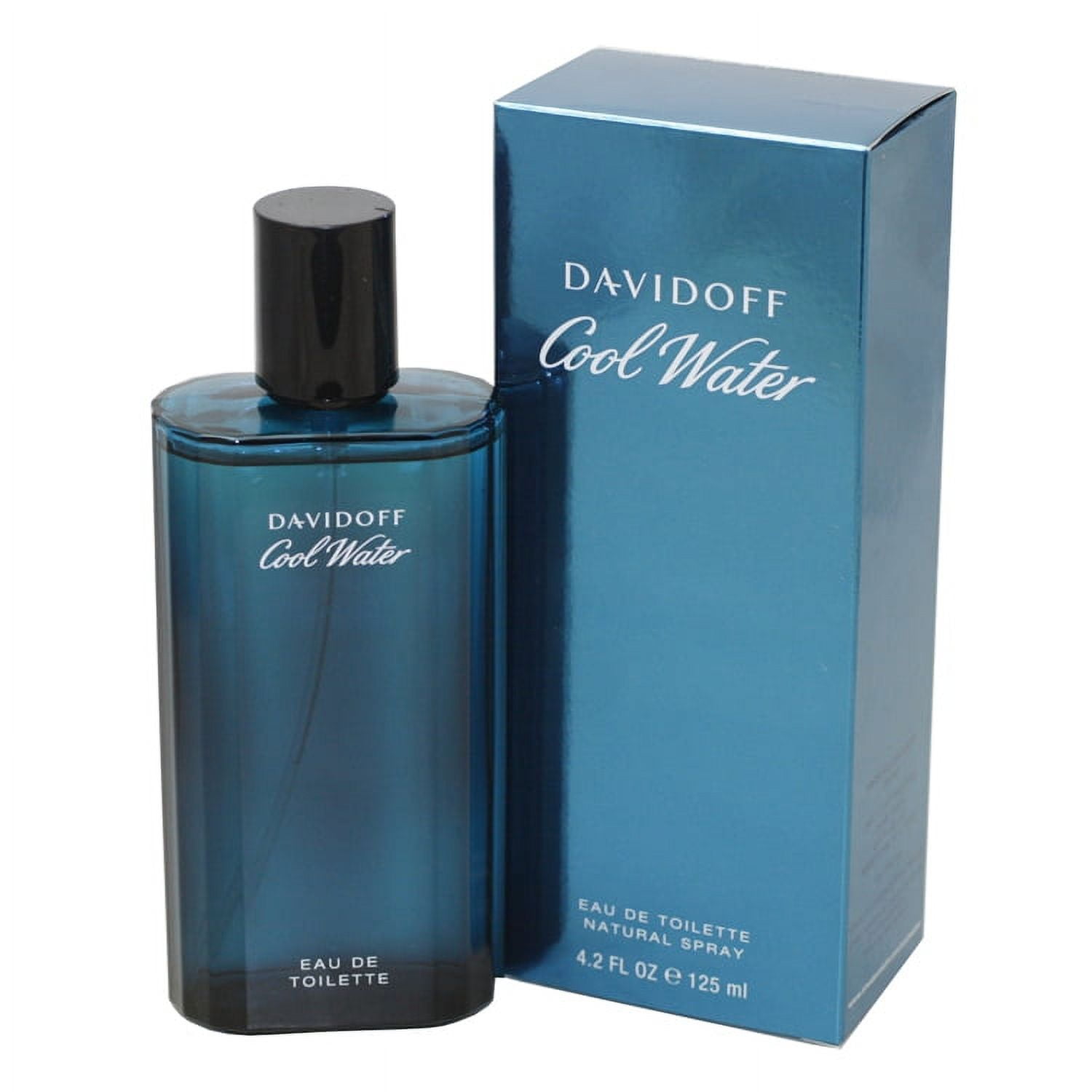 Cool Water by Davidoff Eau de Toilette Spray for Men - 4.2 fl oz bottle