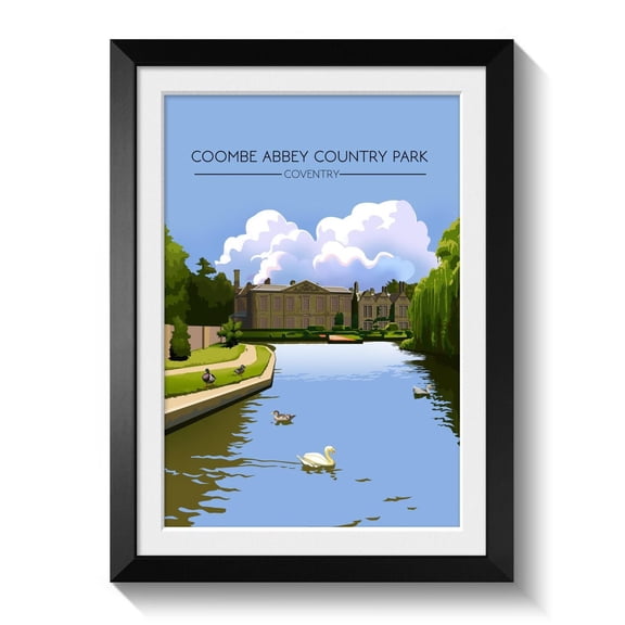 Coombe Abbey Country Park Coventry English Heritage Art, Stretched Canvas 16x20in