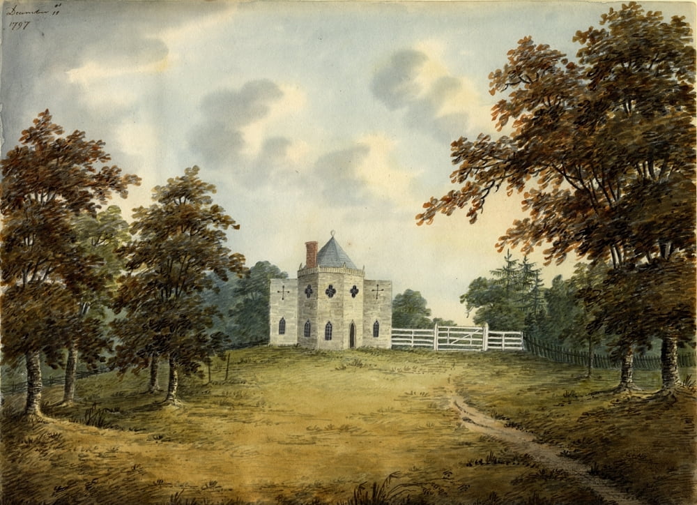 Coombe Abbey Upper Lodge 1797 Canvas Art - Maria Johnson (24 x 36)