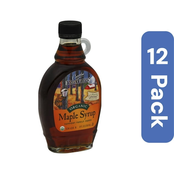 Coombs Family Farms Organic Grade A Maple Syrup 8 oz (Pack Of 12)
