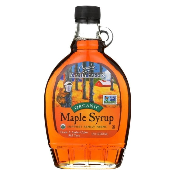 Coombs Family Farms Organic Maple Syrup 12 fl oz. Pack of 2