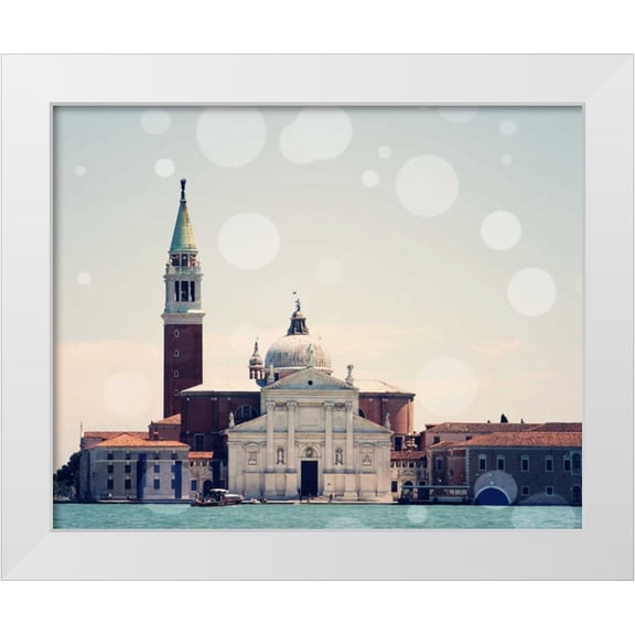 Coomes, Sylvia 14x12 White Modern Wood Framed Museum Art Print Titled - Venice Bokeh VIII
