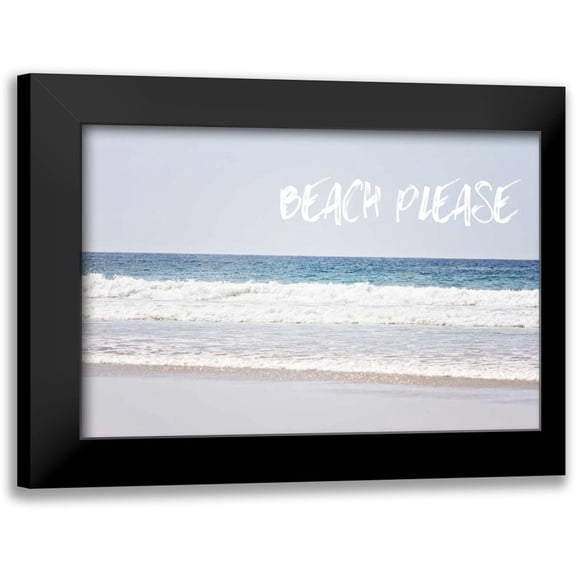 Coomes, Sylvia 24x17 Black Modern Framed Museum Art Print Titled - Beach Please