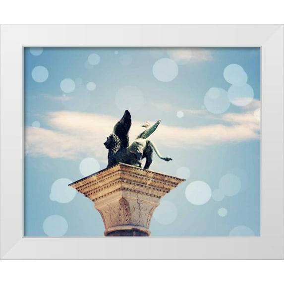 Coomes, Sylvia 24x20 White Modern Wood Framed Museum Art Print Titled - Venice Bokeh XI