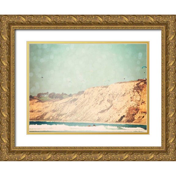 Coomes, Sylvia 32x25 Gold Ornate Wood Framed with Double Matting Museum Art Print Titled - West Coast III