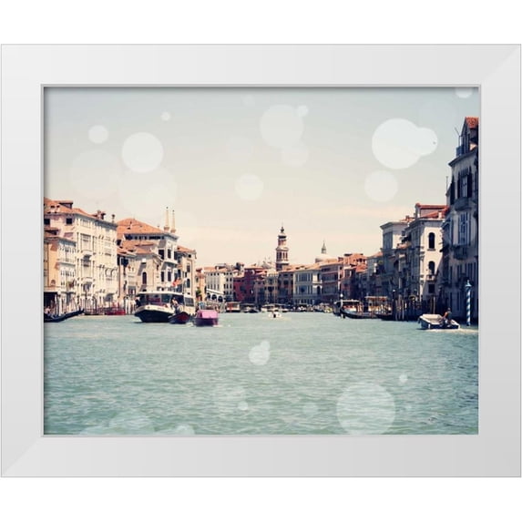 Coomes, Sylvia 32x26 White Modern Wood Framed Museum Art Print Titled - Venice Bokeh I