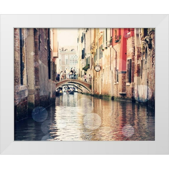 Coomes, Sylvia 32x26 White Modern Wood Framed Museum Art Print Titled - Venice Bokeh XIV