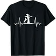 thumbnail image 1 of Coon Hunting Dogs Coonhound Heartbeat T-Shirt, 1 of 4