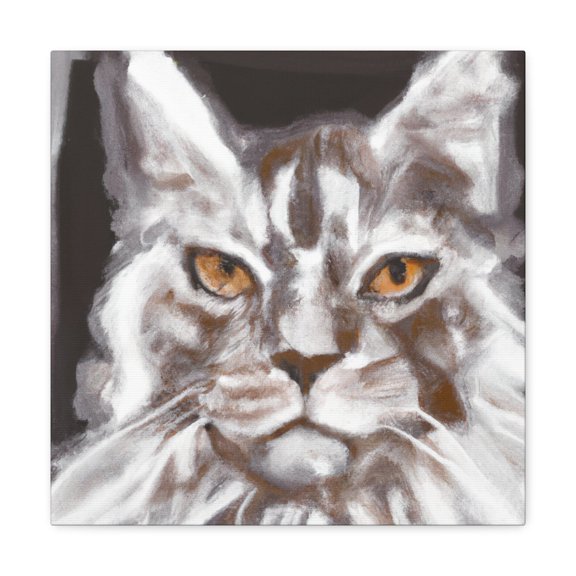 "Coon of Maine Portrait" - Canvas