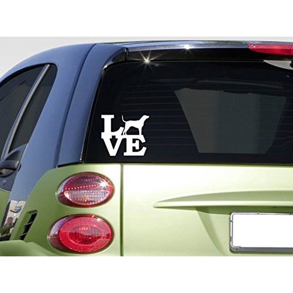 Coonhound love 6" STICKER *F246* DECAL coon hunting dog box hunting vest walker