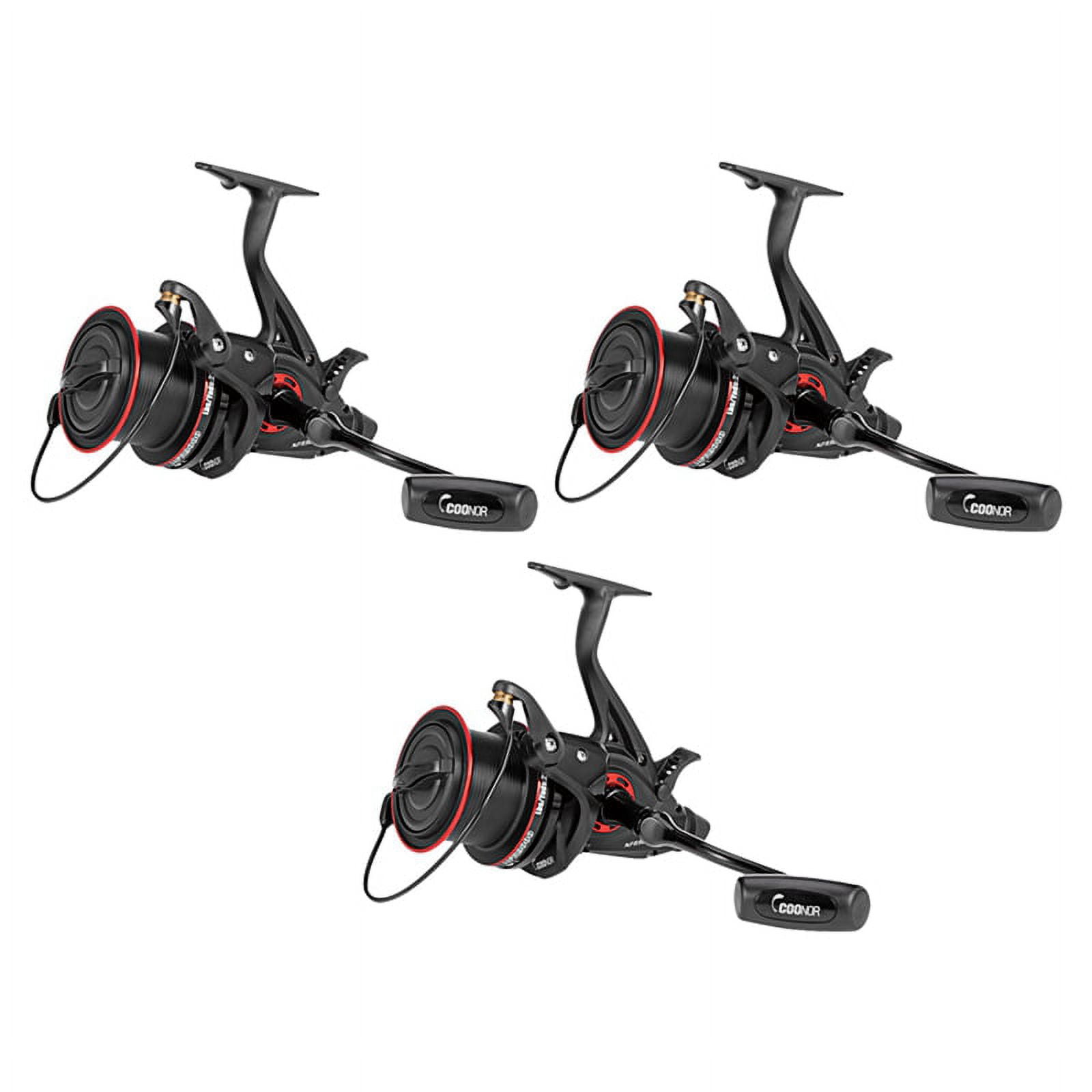Coonor 3X Nfr9000+8000 Double Spool Fishing Reel 12+1 4.6:1 Fishing ...