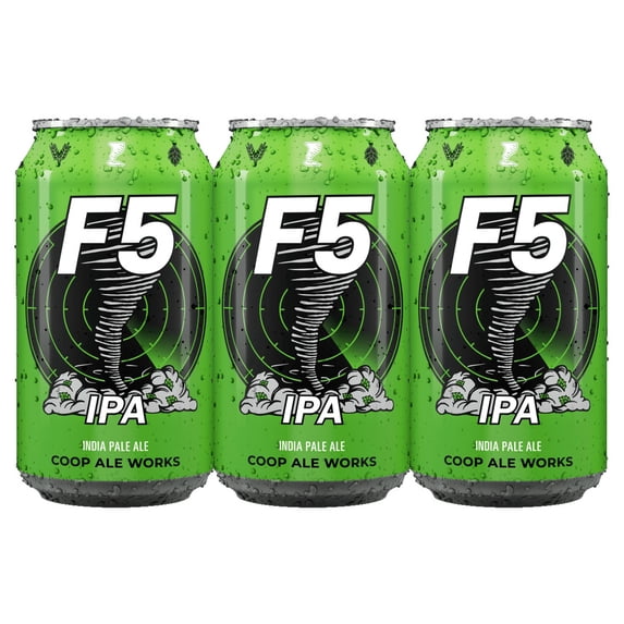 Coop Ale Works F5 IPA 6 Pack, 12 fl oz Cans