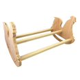 Coop Chicken Rocking Roosting Bar Solid Strong Natural Wooden Swing