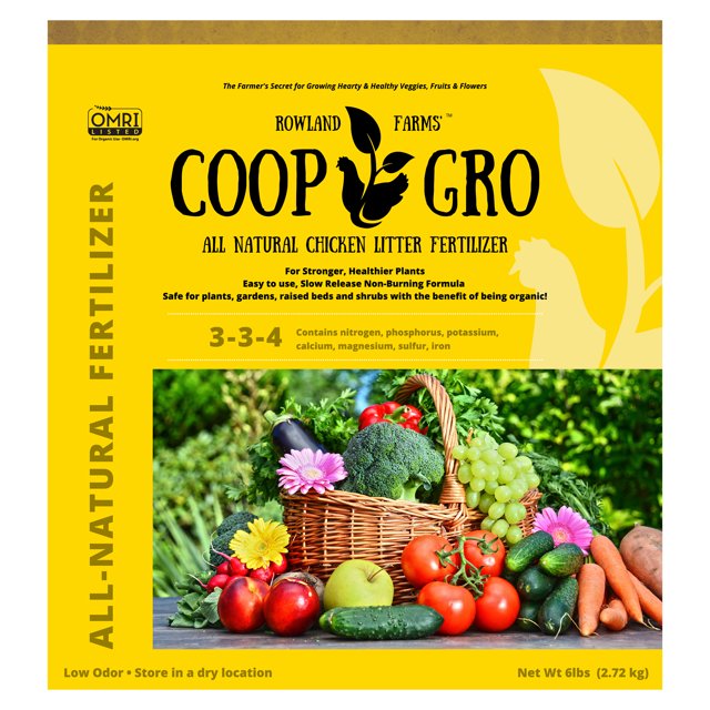 Coop GroPelletized OMRICertified Organic Natural, NonBurning, Slow