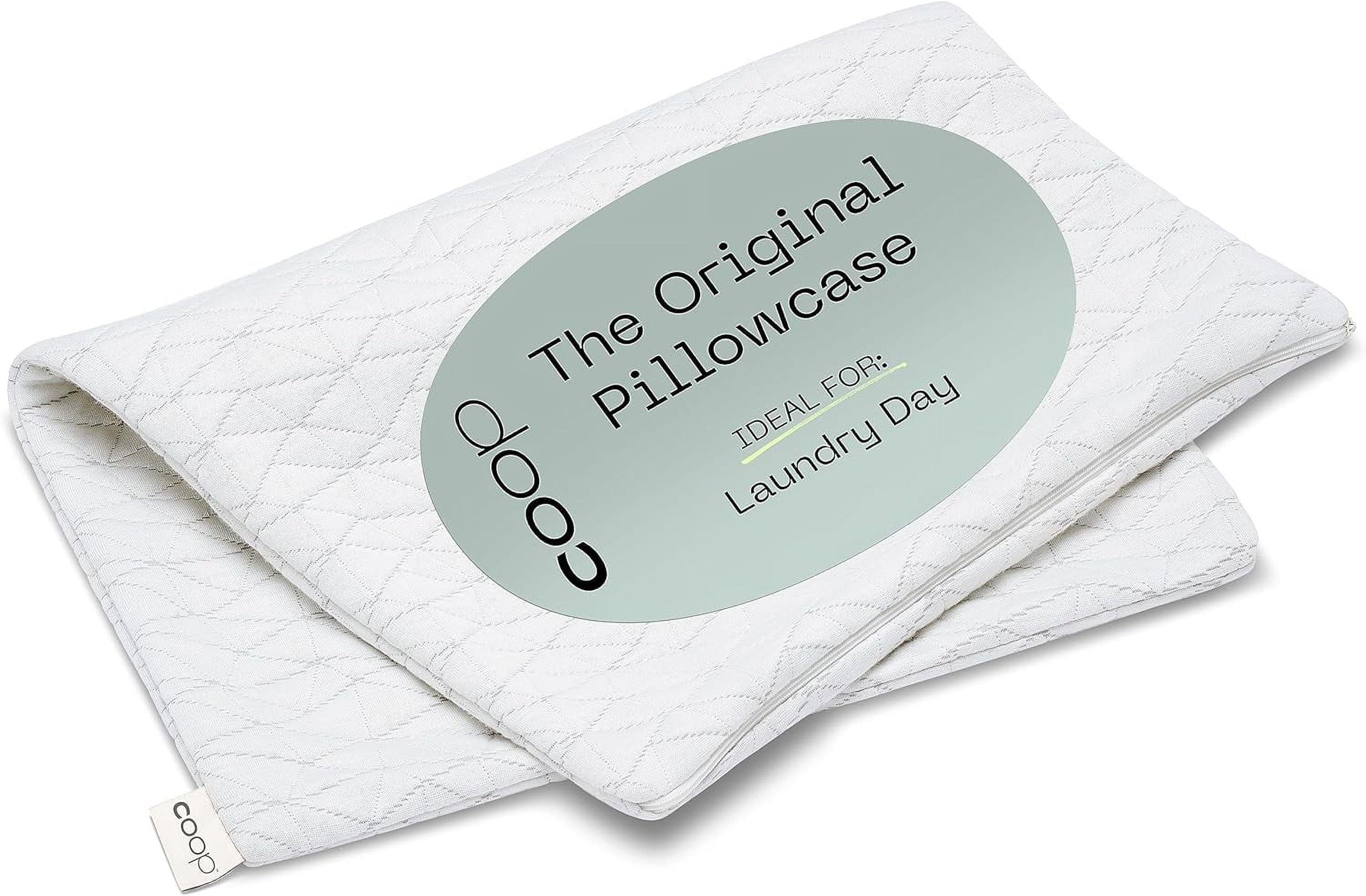 Coop Home Goods White Quilted Queen Pillowcase
